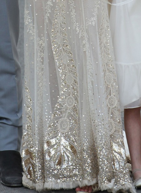  Kate Moss's wedding dress by John Galliano