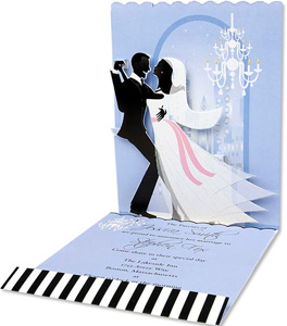 Unique wedding invitations 3d