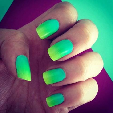 Latest Nail Trend: Neon Dip Dye Nails - Arabia Weddings