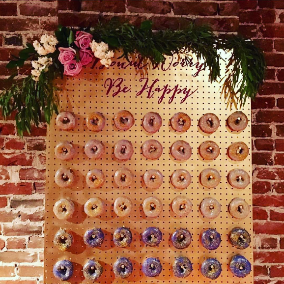 Latest Wedding Dessert Trends 2016 Doughnut Walls Arabia Weddings