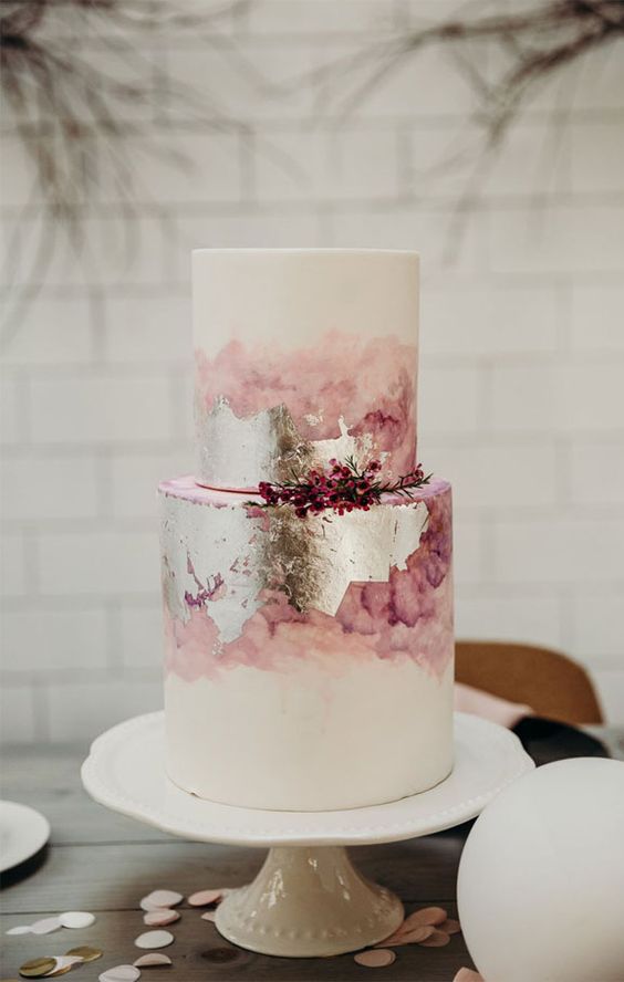 Wedding Cake Trend Glitter Wedding Cakes Arabia Weddings