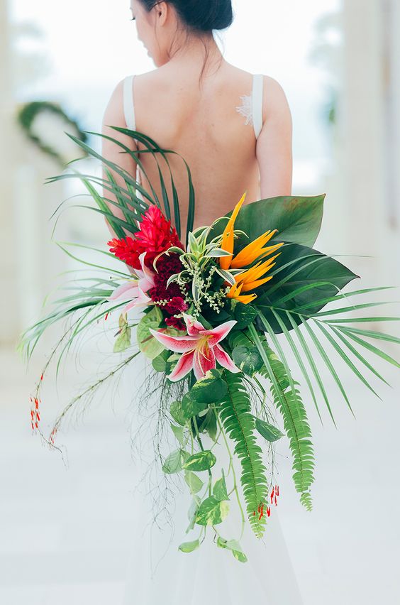 Tropical Bridal Bouquets Arabia Weddings
