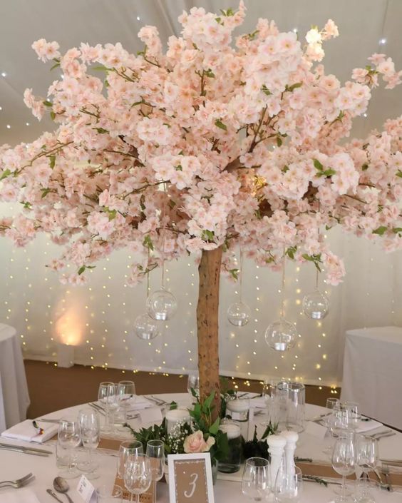 Cherry Blossom Wedding Flowers| Arabia Weddings