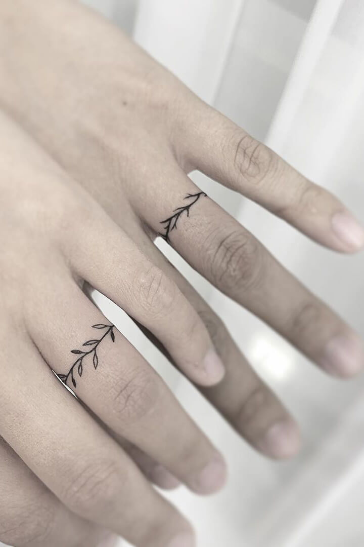 Wedding Ring Tattoos Arabia Weddings