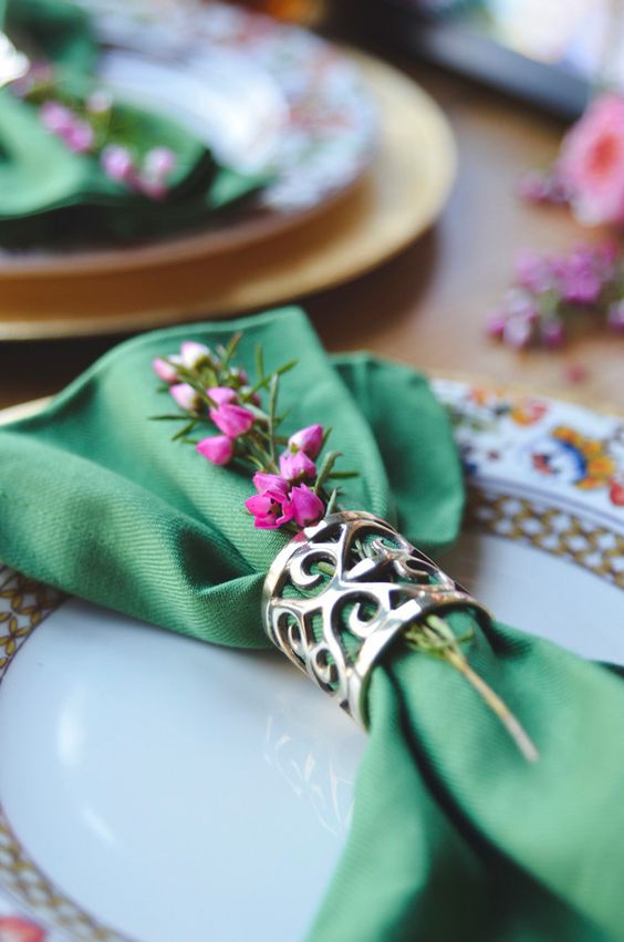 Wedding Napkin Ring Ideas Arabia Weddings