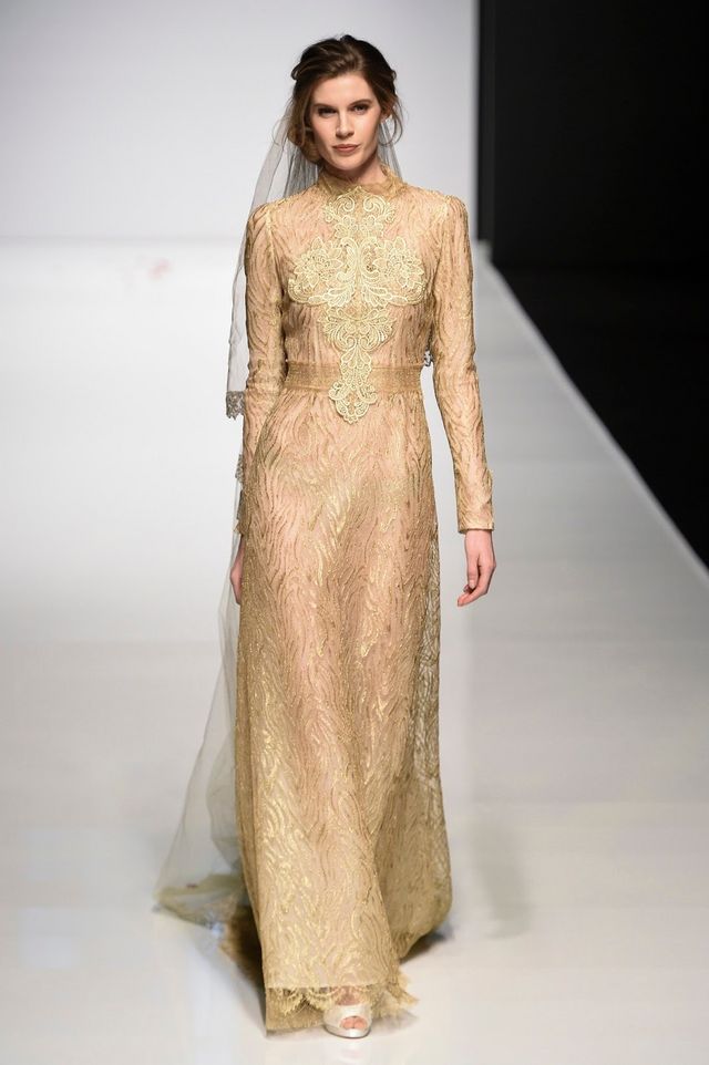 2022 Gold Wedding Dresses  Arabia Weddings 