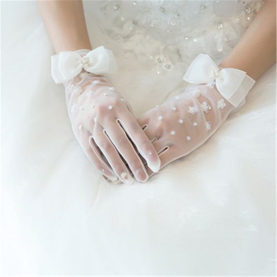 bridal gloves