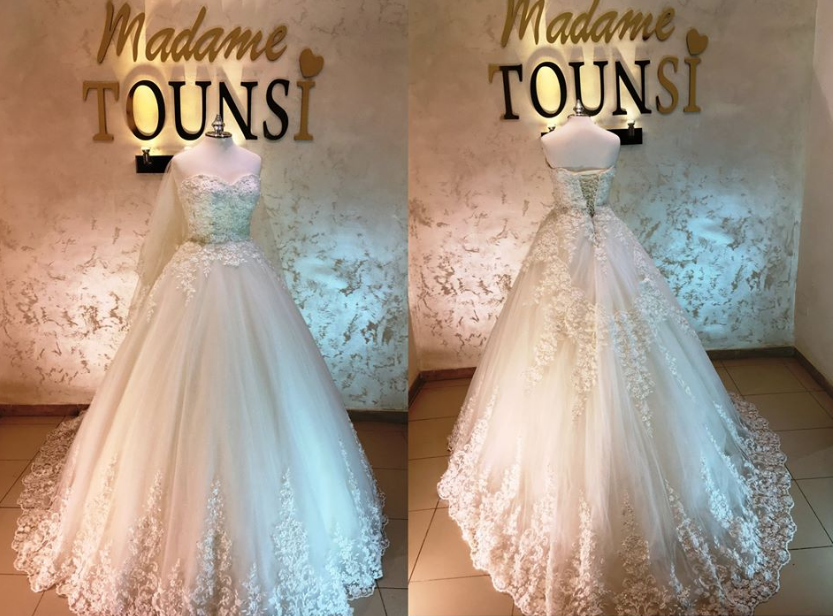 السيدة التونسية لفساتين الزفاف
