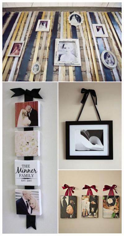 Creative Ways to Display Your Wedding Pictures