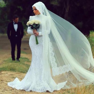 Beautiful Mermaid Modest Wedding Dresses