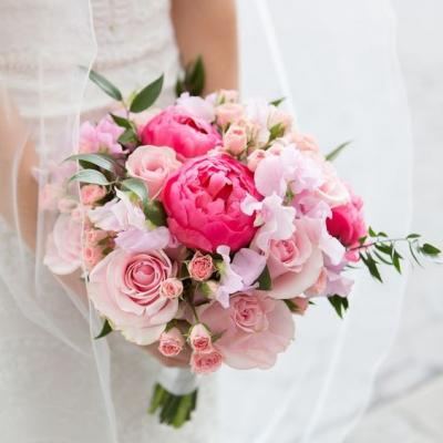 Romantic Pink Wedding Bouquets