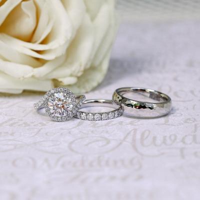 أجمل موديلات خواتم الماس للعروس