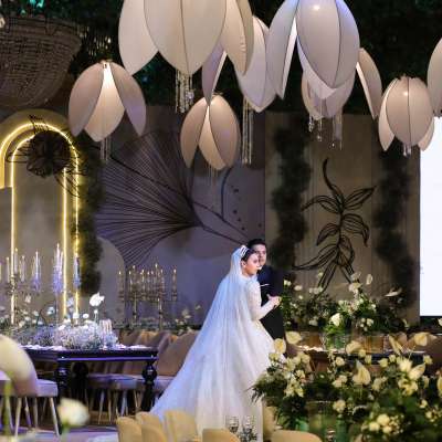 حفل زفاف من وحي الطبيعة في القاهرة