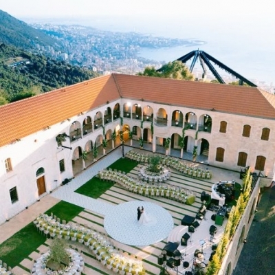 أشهر أماكن حفلات الزفاف الخارجية في لبنان