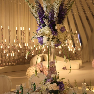 حفل زفاف أبيض بنعومة وأناقة راقية في الدوحة