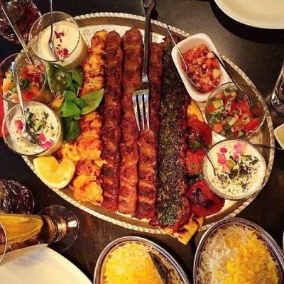 شيش كباب مطعم إيراني