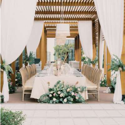 Outdoor wedding at Vida Emirates Hills