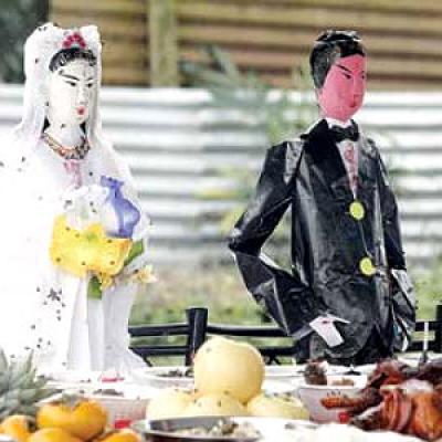 ظاهرة زواج الأشباح تنتشر في الصين