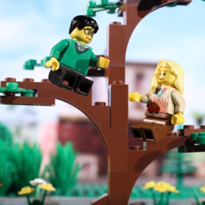 Couple Tells Their Love Story Through Legos