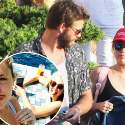 Miley Cyrus Shows Off Diamond Ring