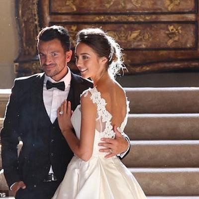 Peter Andre Celebrates First Wedding Anniversary