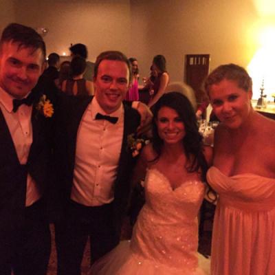 Amy Schumer Plays Bridesmaid Role at Friend's Wedding