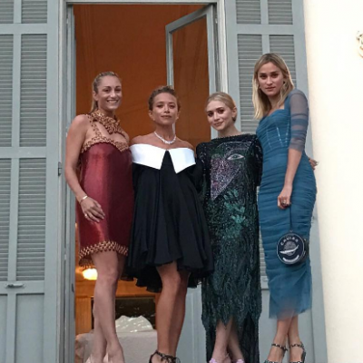 The Olsen Twins Attend a Wedding in Style