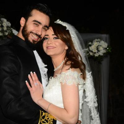 بالصور: الفنان المصري محمد عامر يحتفل بزفافه وسط النجوم