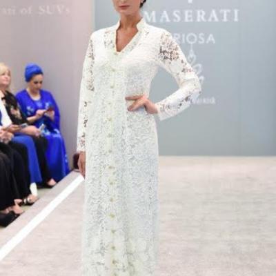 Rania Darwish Showcases Abayas at Premier Motors Maserati Showroom