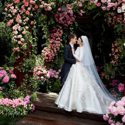 Miranda Kerr Married Snapchat Founder in Magical Wedding Dress