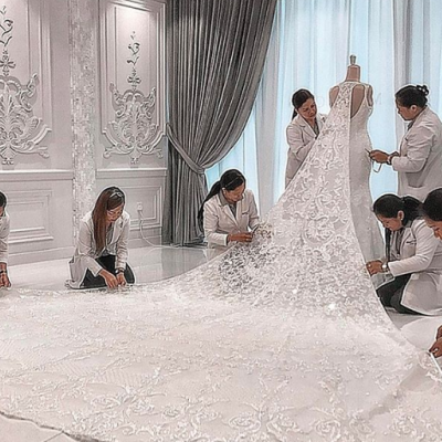Michael Cinco Designs Most Unique Wedding Dress During His Career