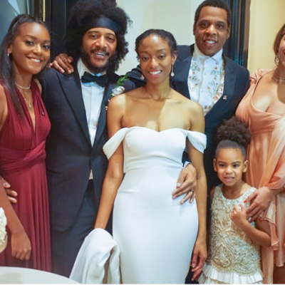 Beyonce and Blue Ivy Attend Wedding Together