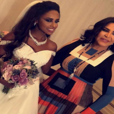 Ahlam Attends The Wedding of Saudi Singer Dalia Mubarak