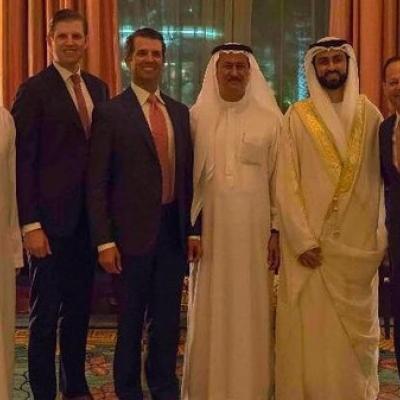 Eldest Trump Sons Attend Wedding in Dubai