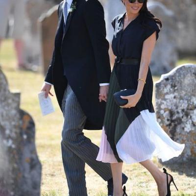 Meghan Markle and Prince Harry Attend Wedding Together