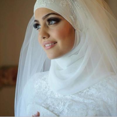أحدث صيحات لفات حجاب العروس لهذا الموسم