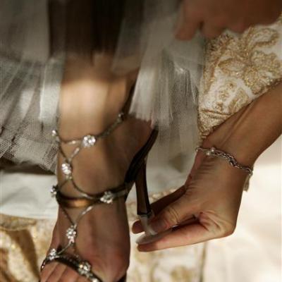 Keep Your Bridal Heels Clean with This Trendy Accessory