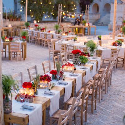 Jordanian Wedding Planner Organises Pre Wedding  ‘Apulian’ Welcome Dinner in Italy 