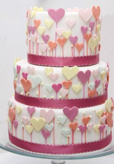 Colored Wedding Cakes 2