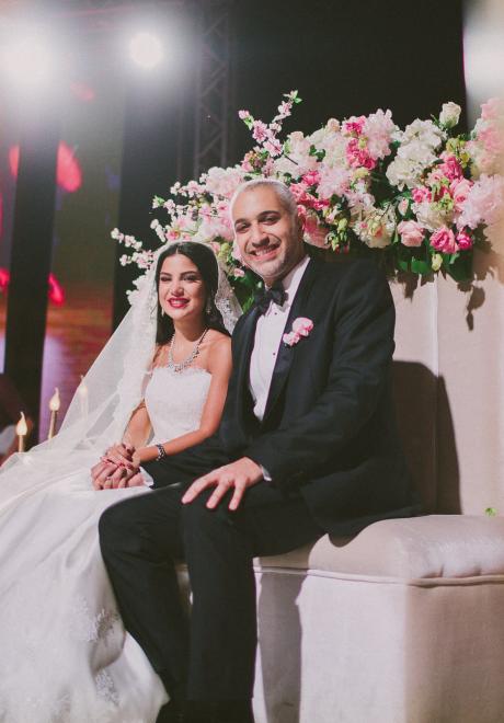 حفل زفاف ريناد ونزار في القاهرة
