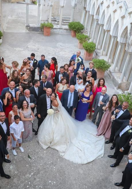 حفل زفاف ماريان ومارك في ساحل أمالفي في إيطاليا