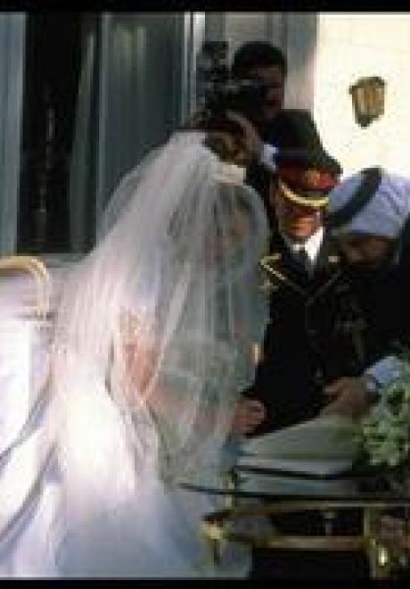 King Abdullah The Second and Queen Rania's Wedding