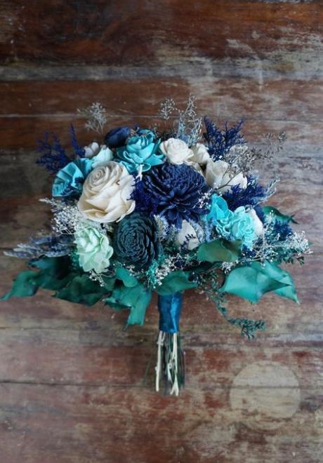 Blue Bridal Bouquets For The Bride of 2020