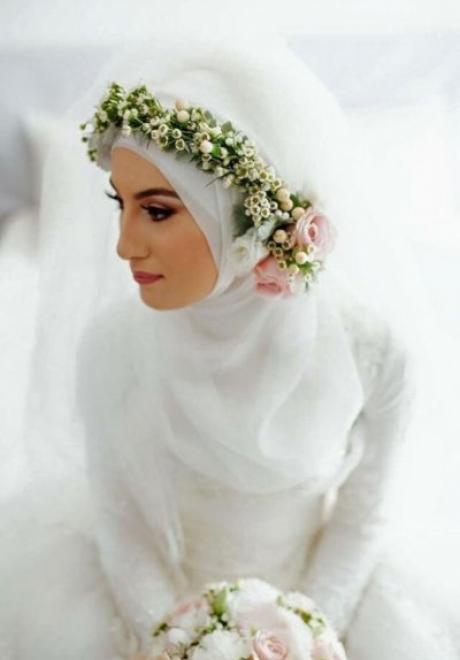 أجمل الأفكار لحجاب العروس من إنستقرام