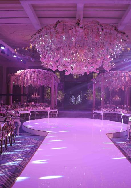 A Pink Forest Wedding in Dubai