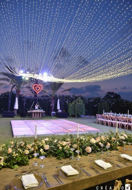 حفل زفاف ساحر في لبنان