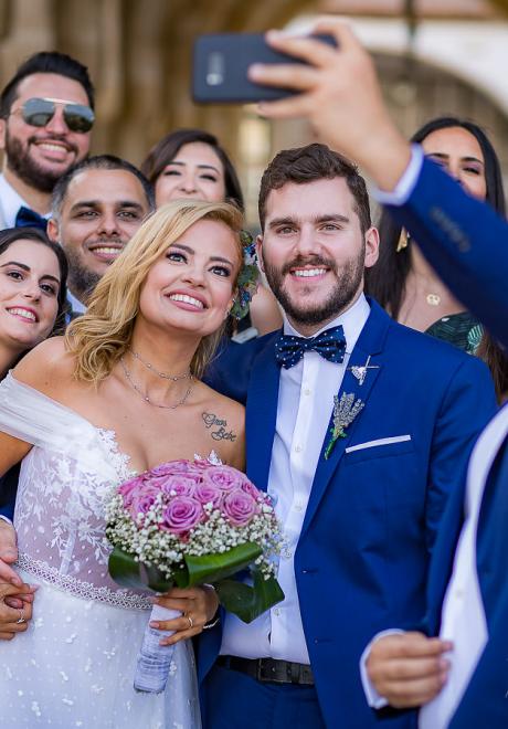 حفل زفاف يامن وديزيريه في قبرص