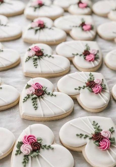 أفكار جميلة لحلويات الكوكيز في حفل الزفاف