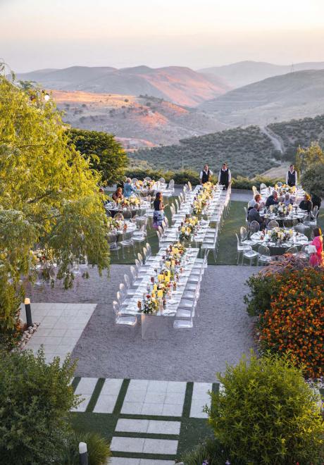 A Sunset Wedding With a Great View in Jordan 