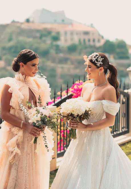 حفل زفاف لبناني من وحي اللون الذهبي